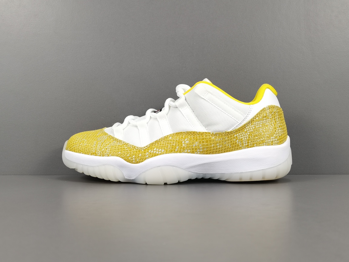 11s Retro Low Tour Yellow Snakeskin