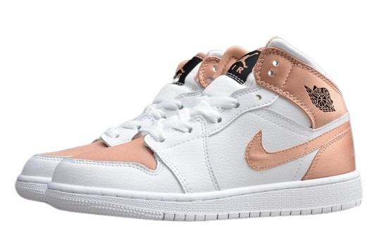 1's Mid White Rose Gold