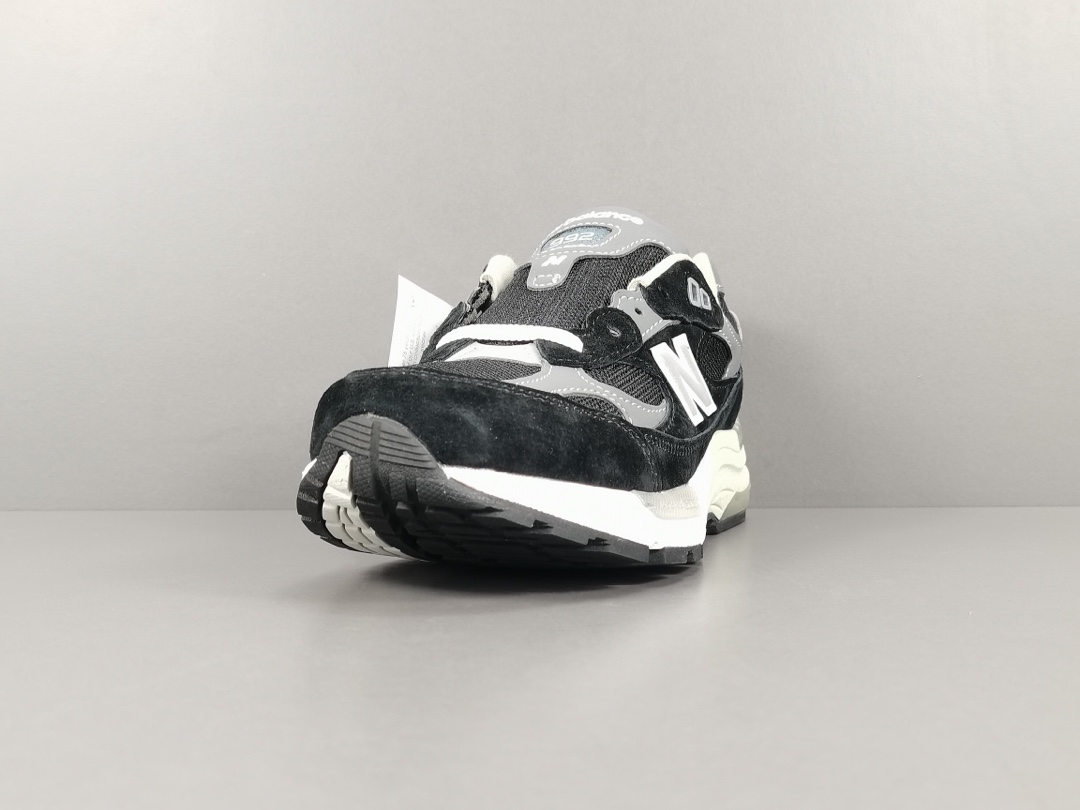 992 Black Grey Suede