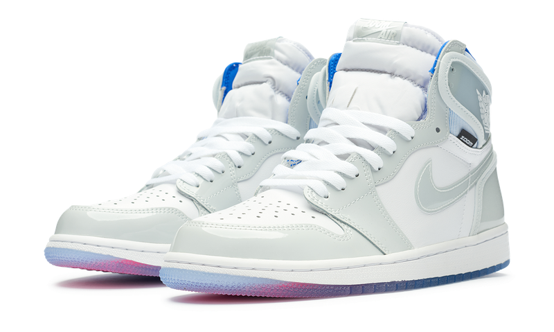 1's Retro High Zoom White Racer Blue