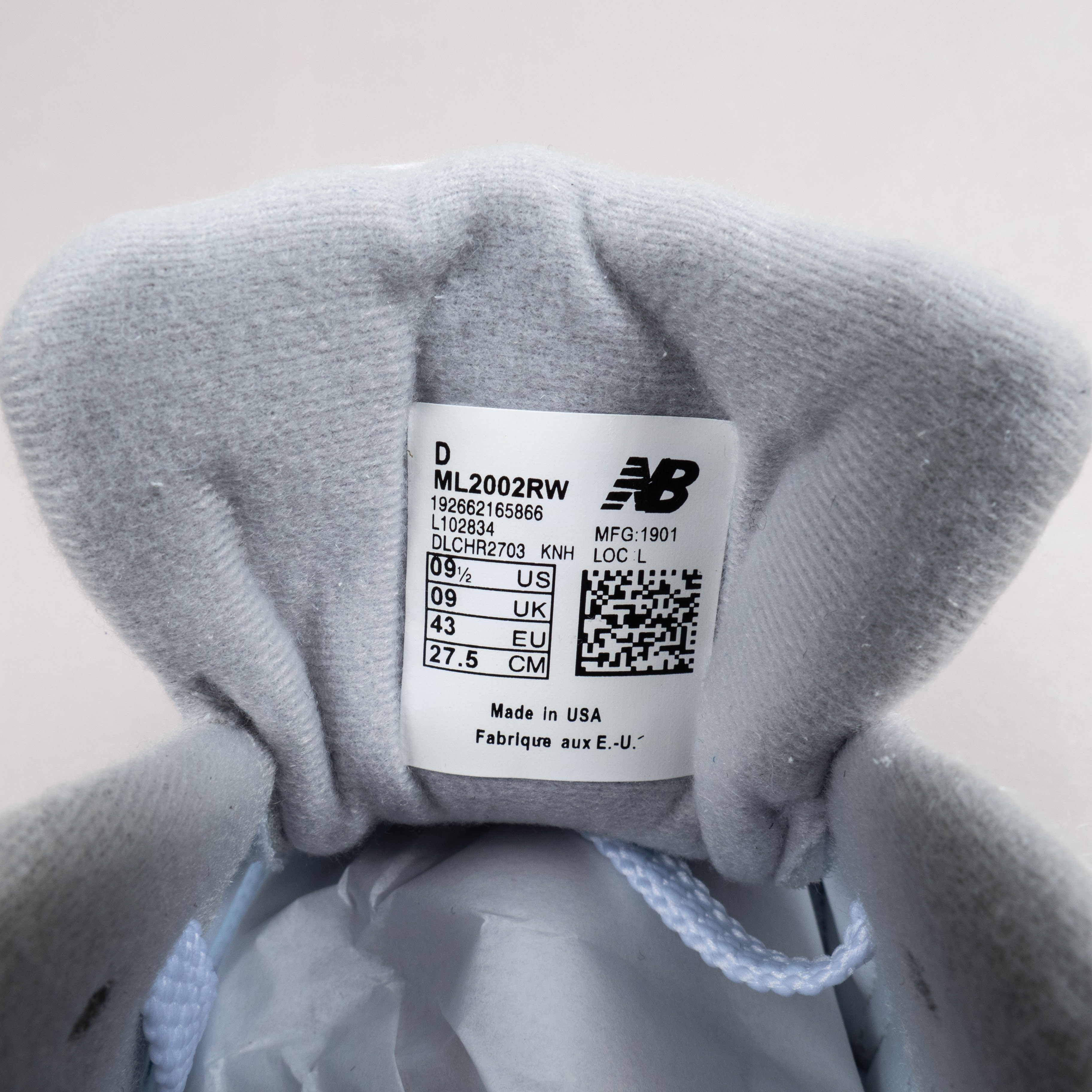 【Free Shipping】002系列 NB复古慢跑鞋 ML2002RW