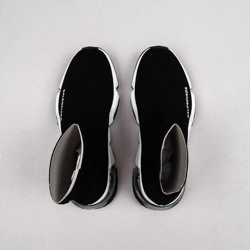 【Free Shipping】男女鞋 巴黎袜子鞋SPEED LOGO印花袜式针织运动鞋