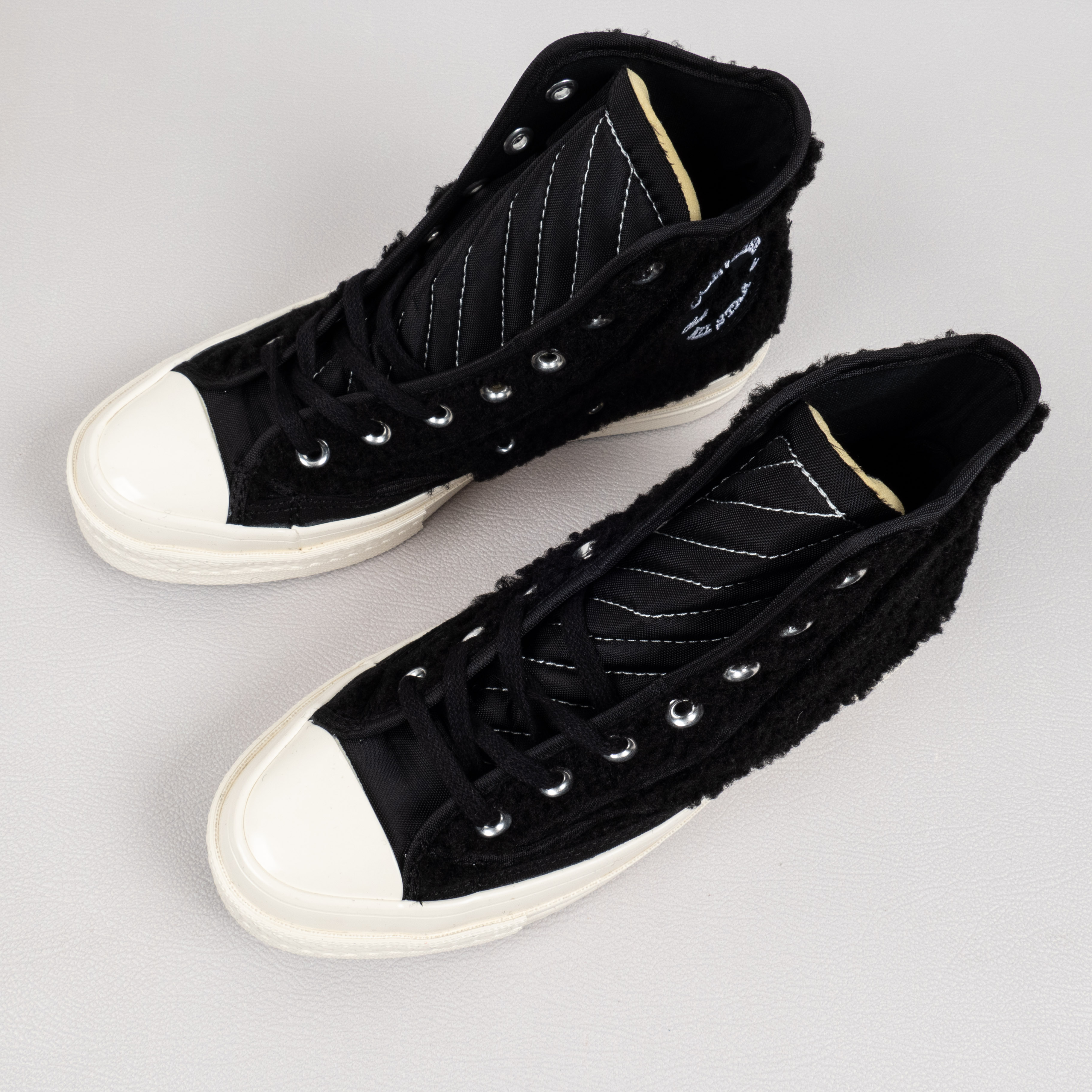 [Free Shipping]男女鞋 Converse 高帮冬款70s羊羔绒帆布鞋172005C