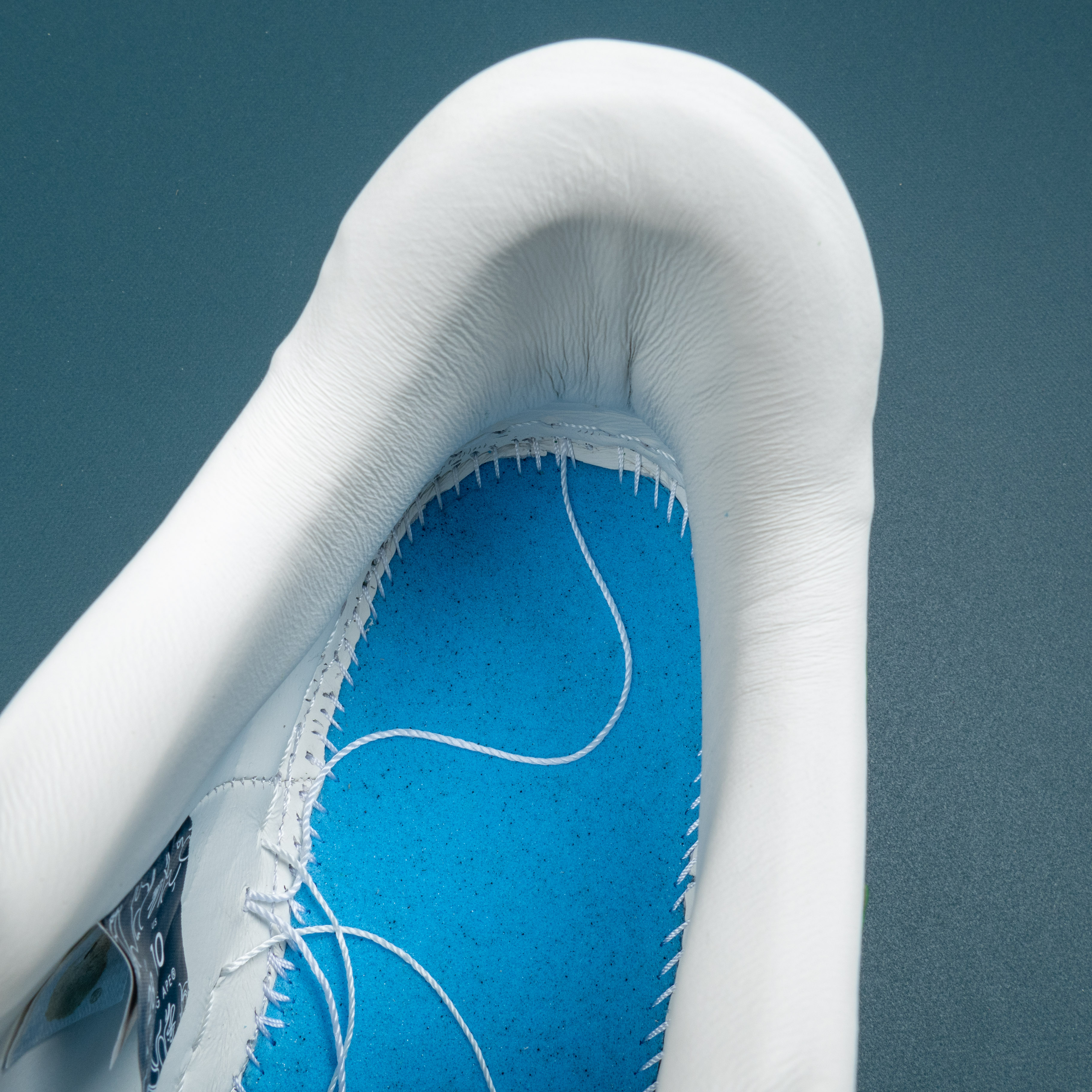 Patent Leather Green White