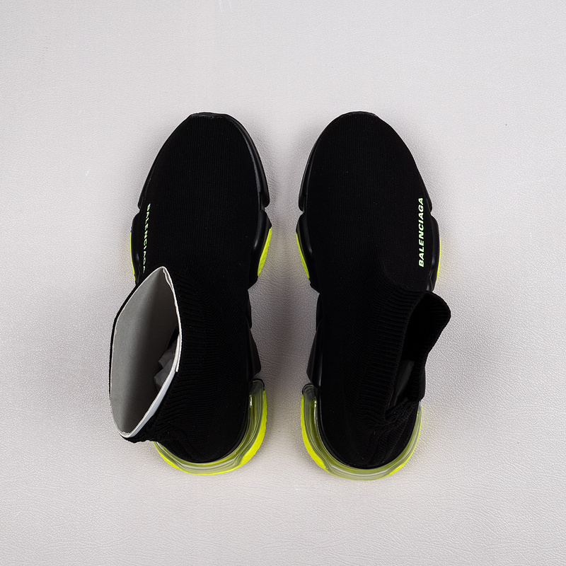 【Free Shipping】男女鞋 巴黎袜子鞋SPEED LOGO印花袜式针织运动鞋