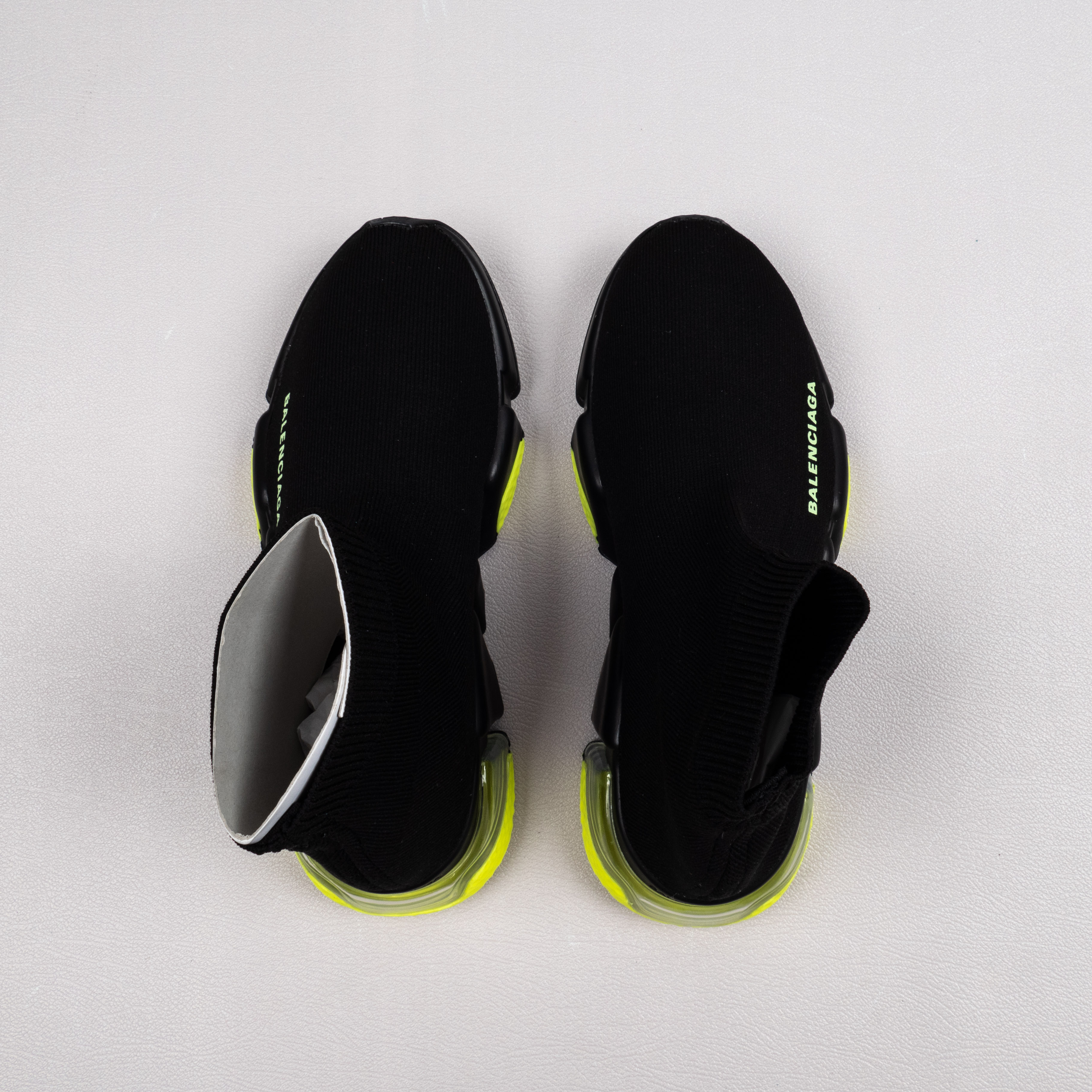 【Free Shipping】男女鞋 巴黎袜子鞋SPEED LOGO印花袜式针织运动鞋