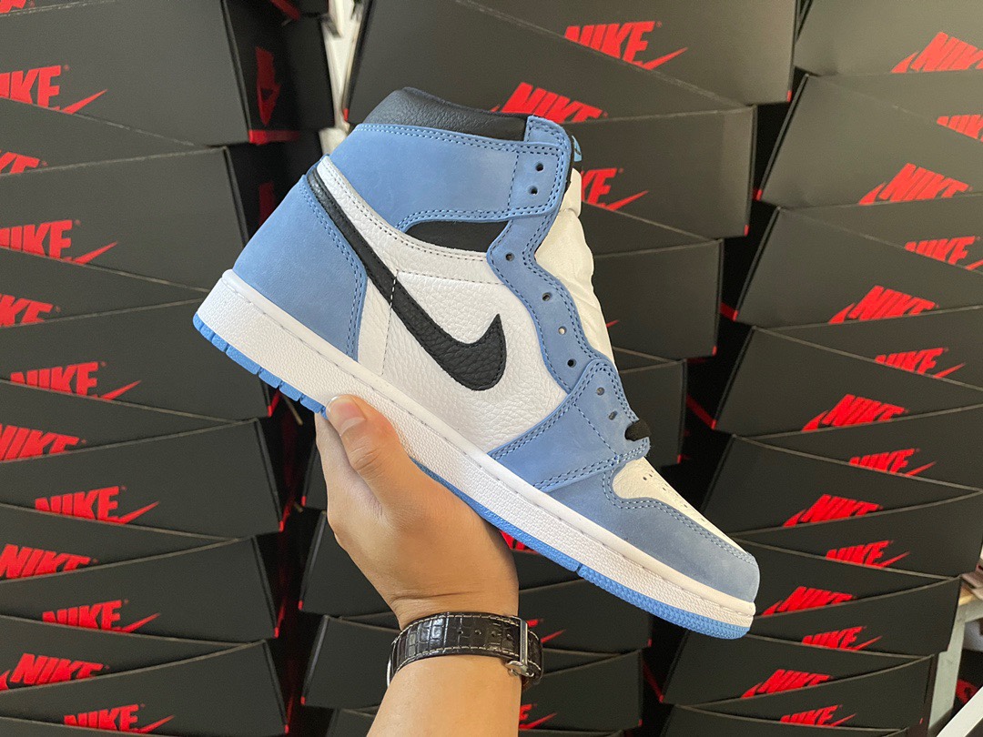 1's Retro High White University Blue Black