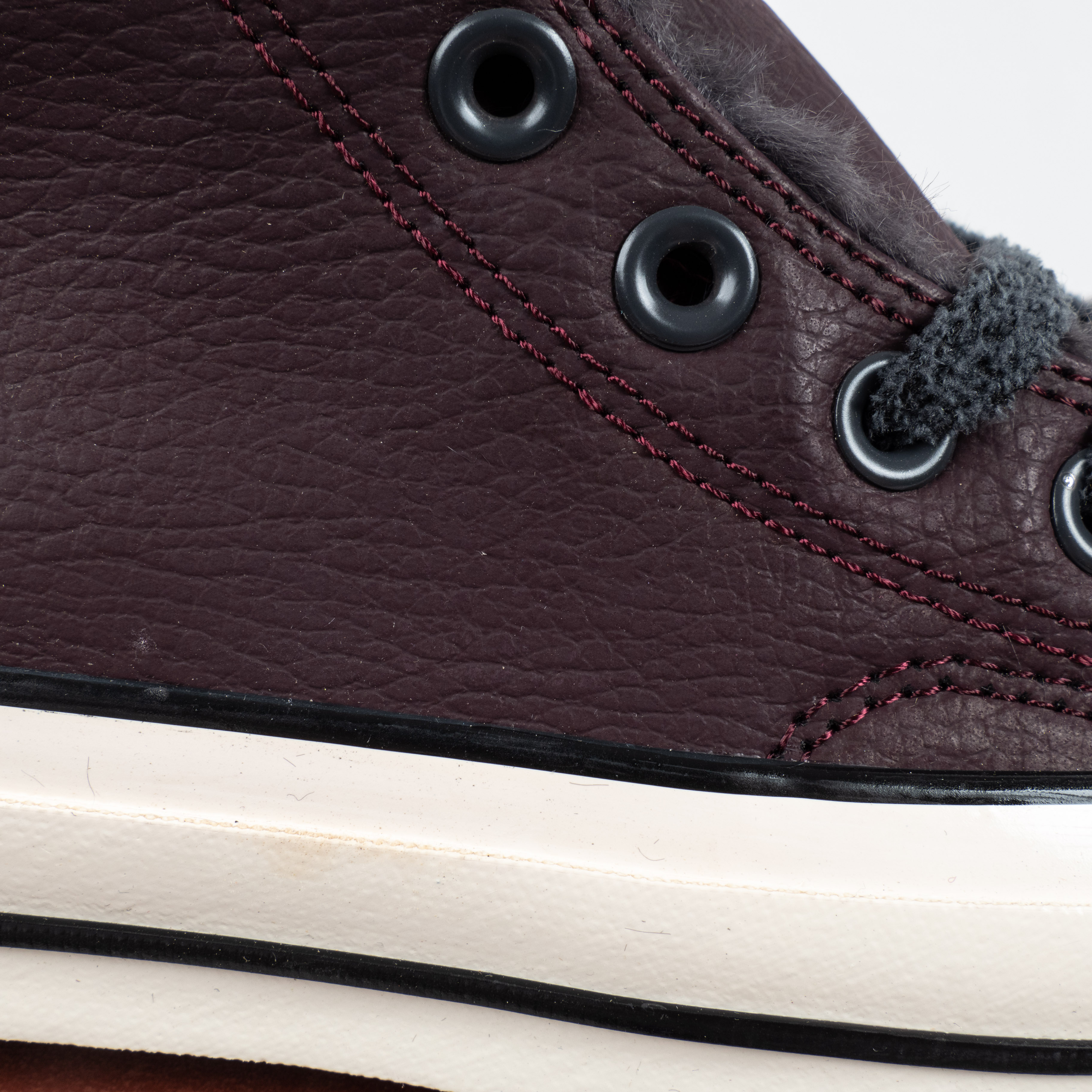 Converse Chuck 70s Leather and fleece canvas sneakers
