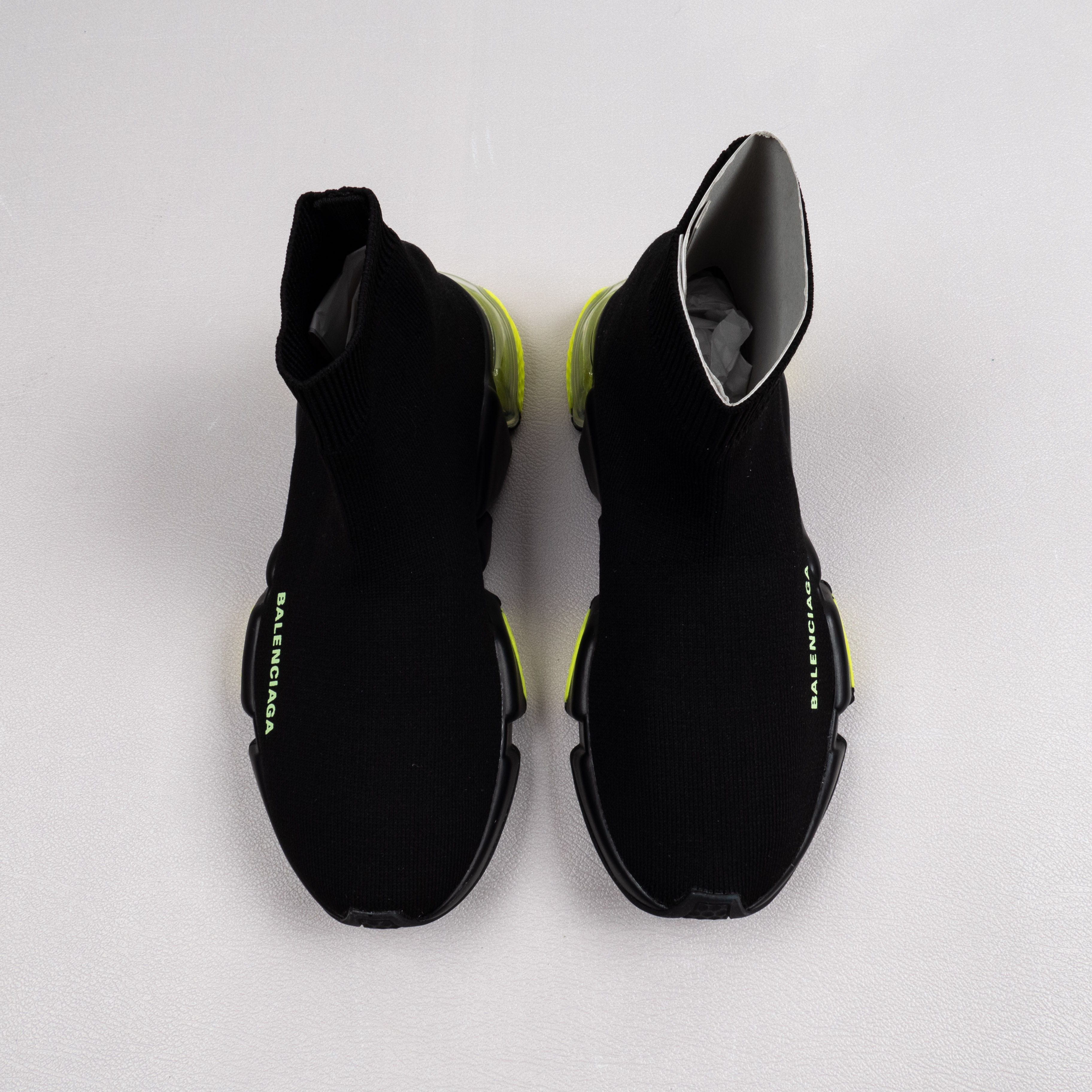 【Free Shipping】男女鞋 巴黎袜子鞋SPEED LOGO印花袜式针织运动鞋