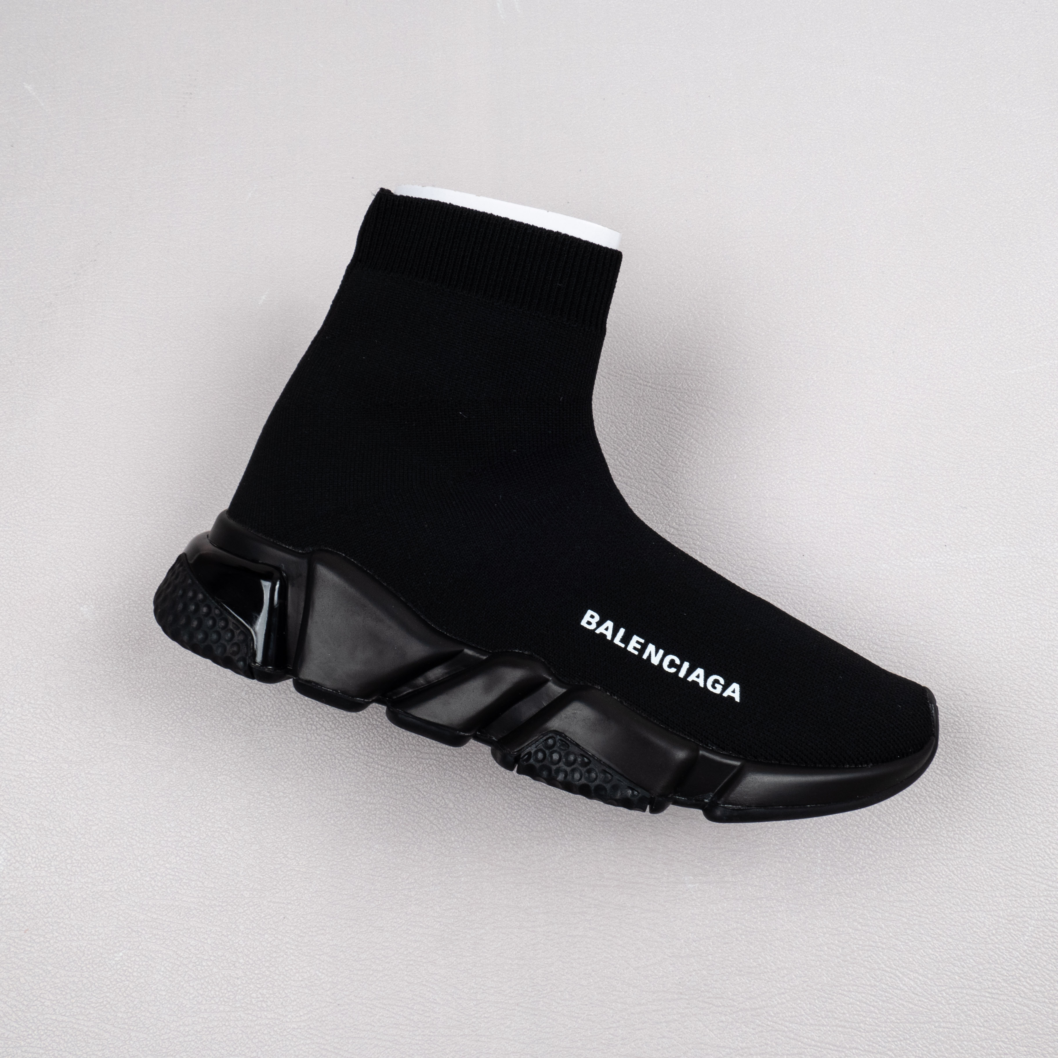 【Free Shipping】男女鞋 巴黎袜子鞋SPEED LOGO印花袜式针织运动鞋