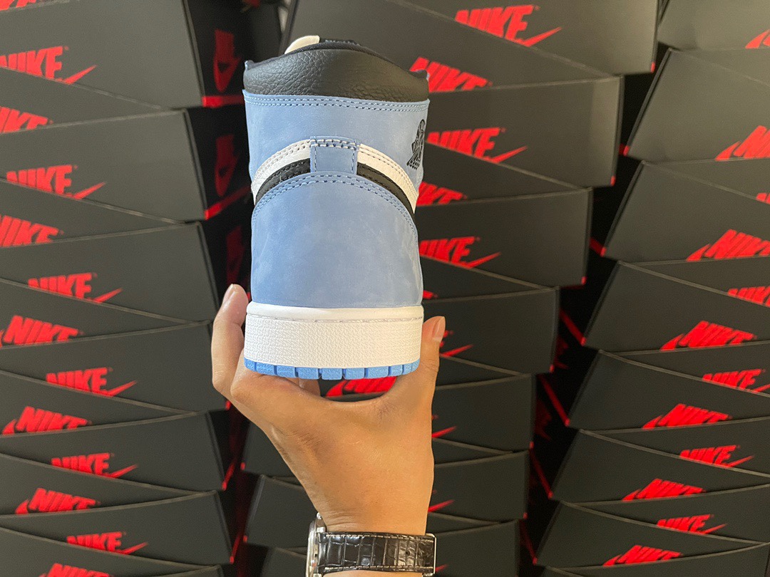 1's Retro High White University Blue Black