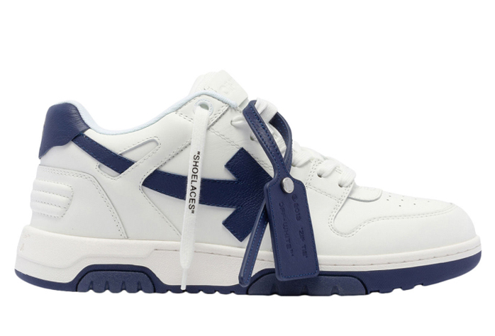 Out Of Office OOO Low Tops White White Navy Blue