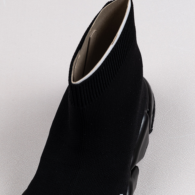 【Free Shipping】男女鞋 巴黎袜子鞋SPEED LOGO印花袜式针织运动鞋