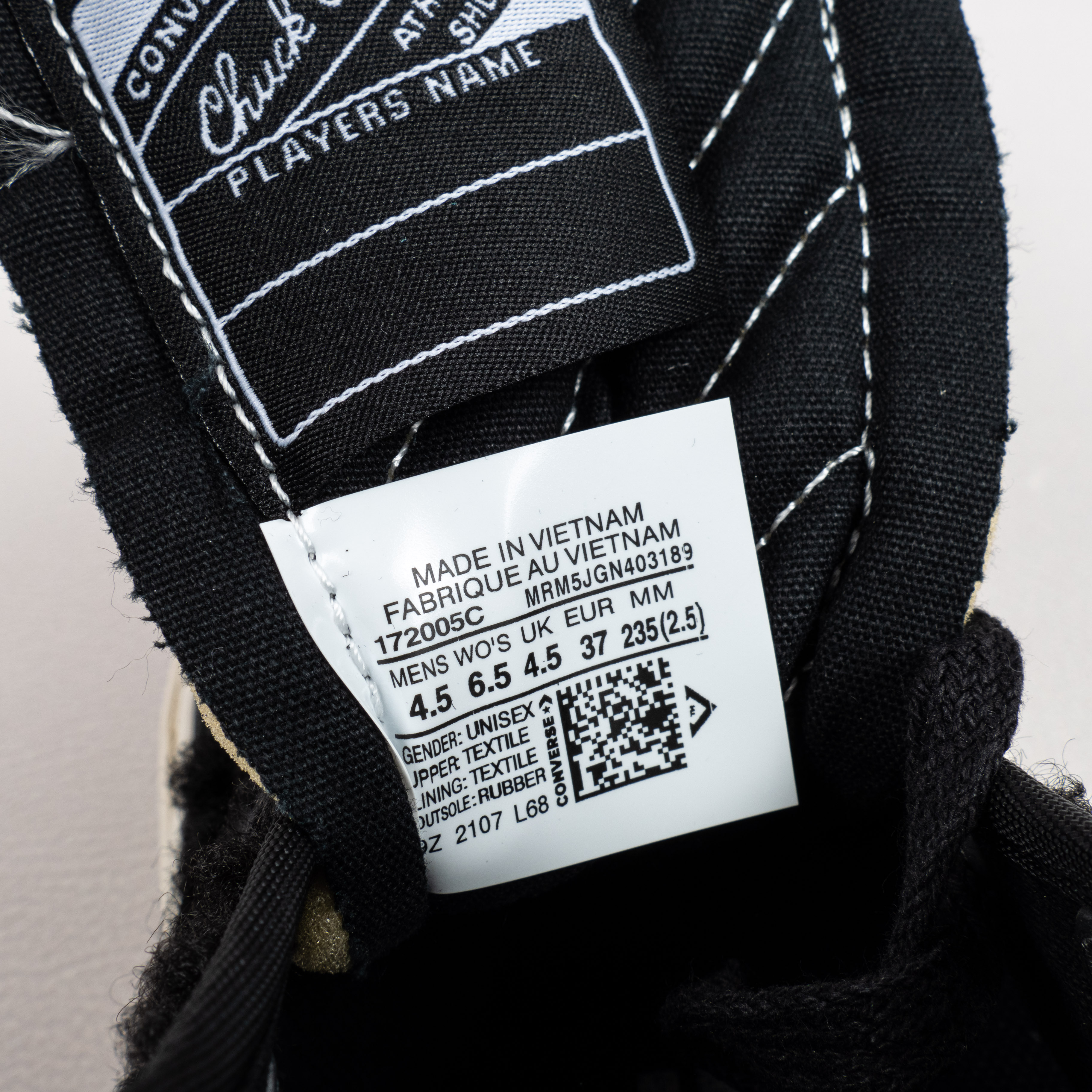 [Free Shipping]男女鞋 Converse 高帮冬款70s羊羔绒帆布鞋172005C