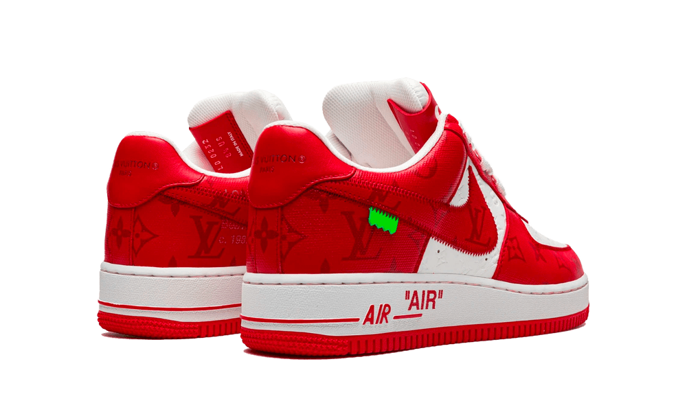 L&V AF 1 Low By Virgil Abloh White Red