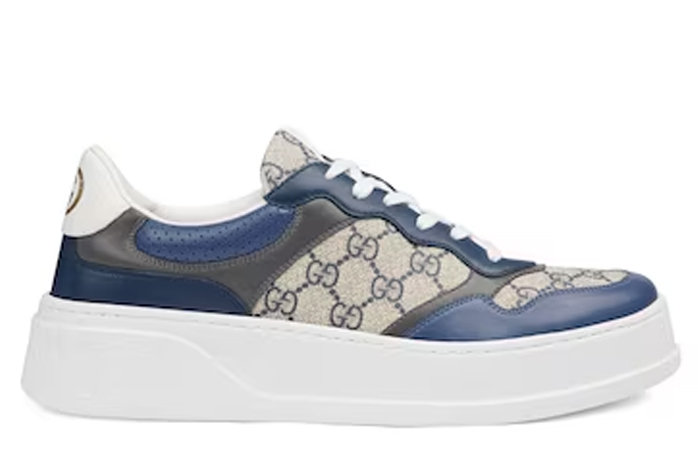 GG Sneaker Beige and blue