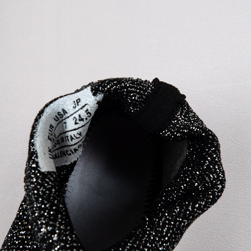 【Free Shipping】男女鞋 巴黎袜子鞋SPEED LOGO印花袜式针织运动鞋