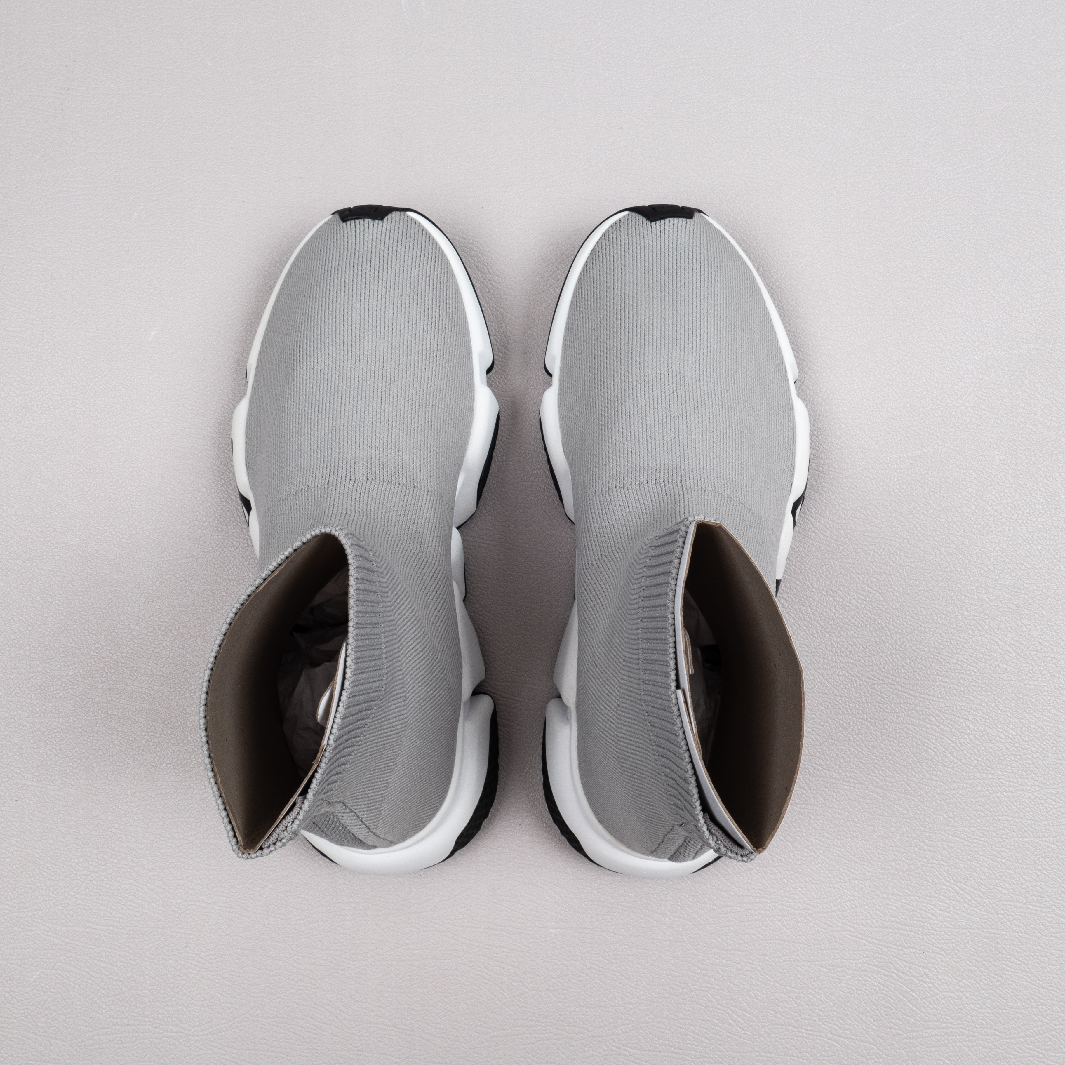 【Free Shipping】男女鞋 巴黎袜子鞋SPEED LOGO印花袜式针织运动鞋