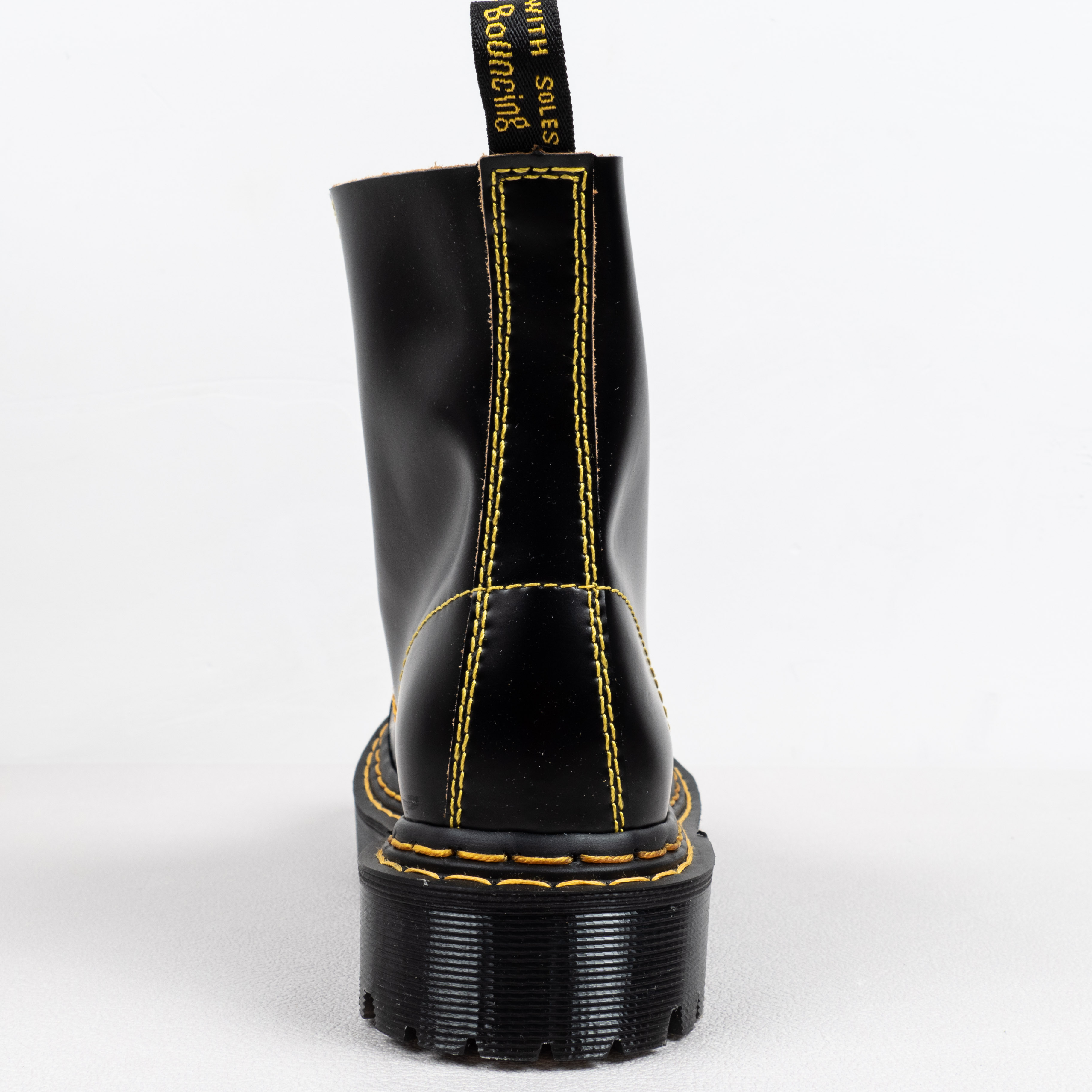 [Free Shipping]男女鞋 Dr.Martens 马汀博士Jadon系列 1460 8孔黑黄马丁靴