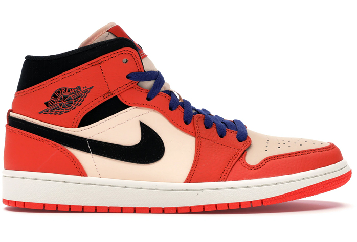 1's Mid Team Orange Black