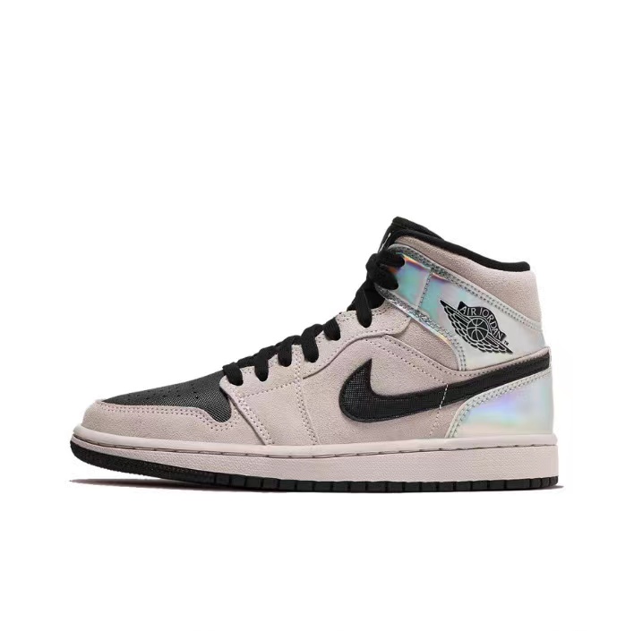 1's Mid Dirty Powder Iridescent