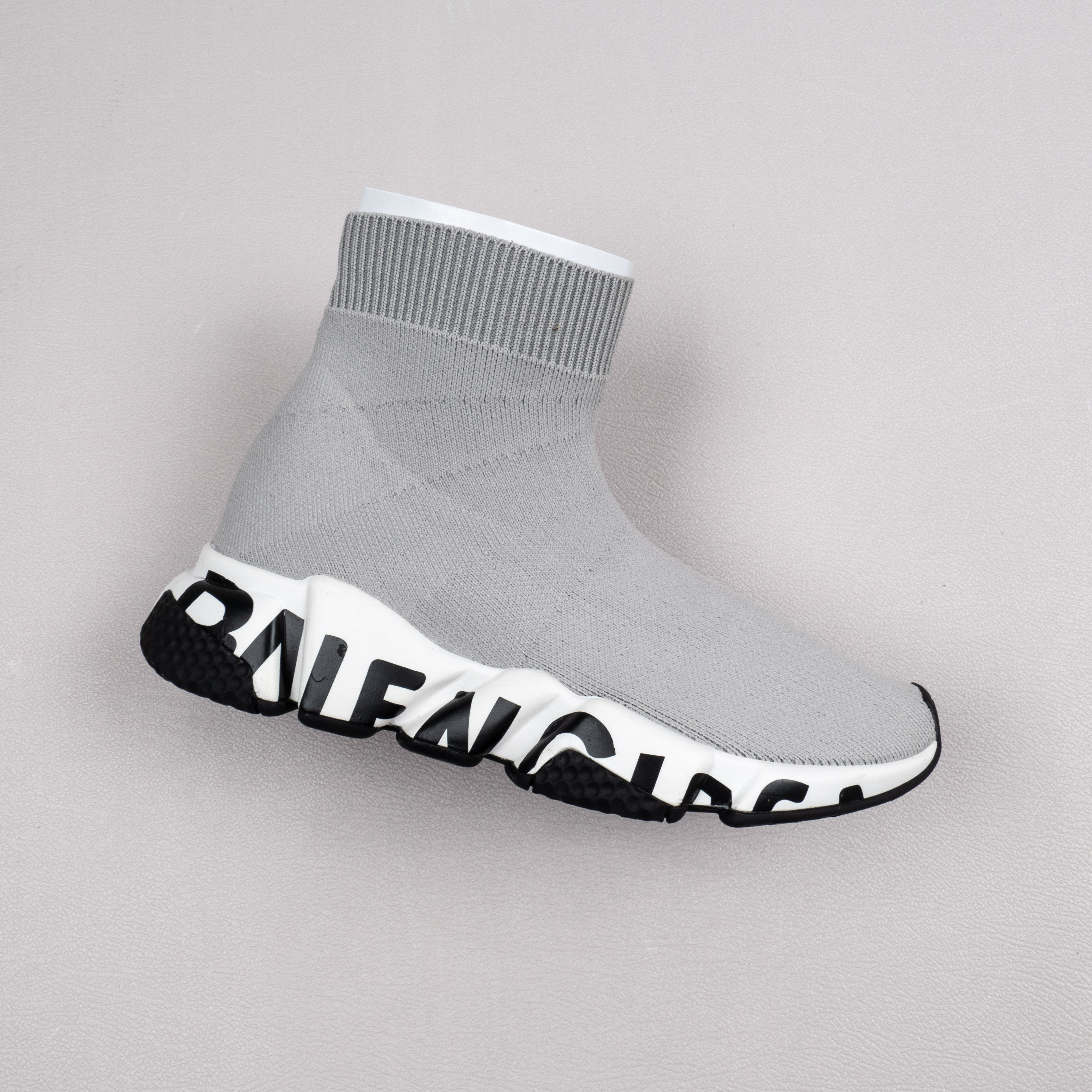 【Free Shipping】男女鞋 巴黎袜子鞋SPEED LOGO印花袜式针织运动鞋