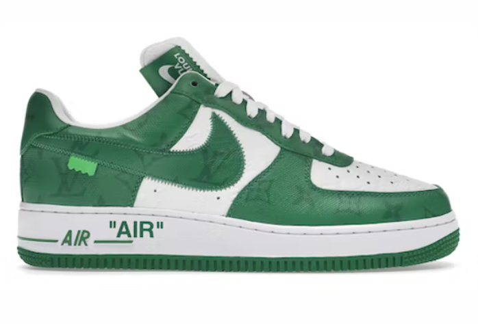 L&V AF 1 Low By Virgil Abloh White Green