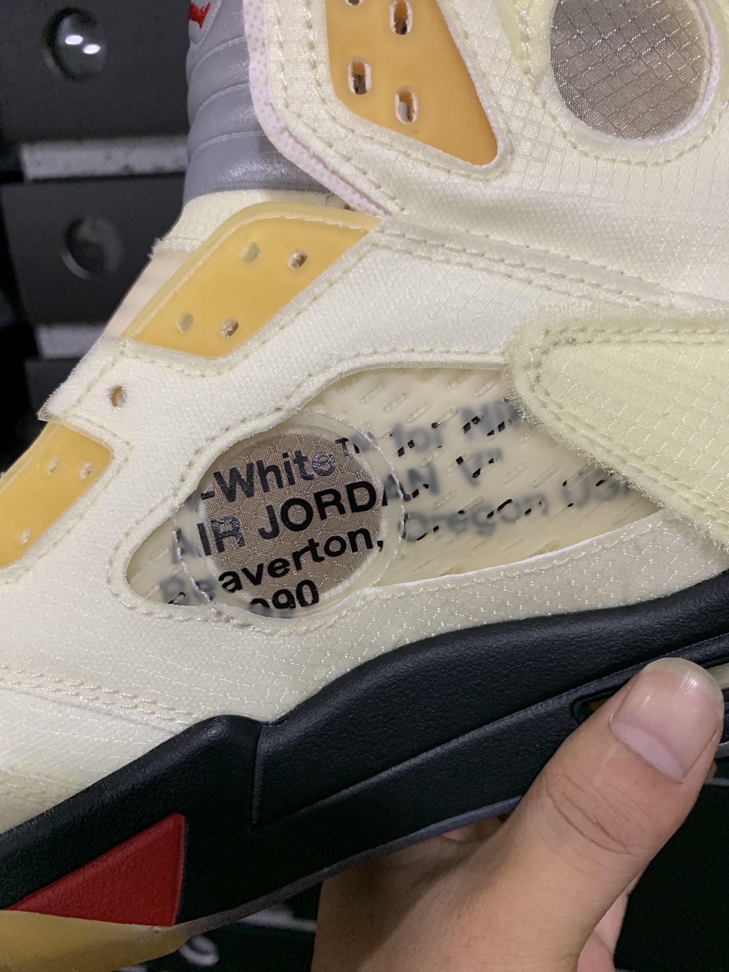 5's Retro OFF-WHITE Sail
