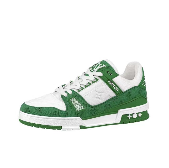 Trainer Green Monogram Denim White 1A9JHV