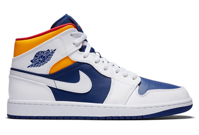 1's Mid Royal Blue Laser Orange