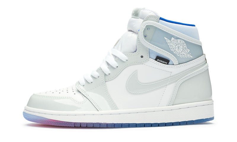 1's Retro High Zoom White Racer Blue