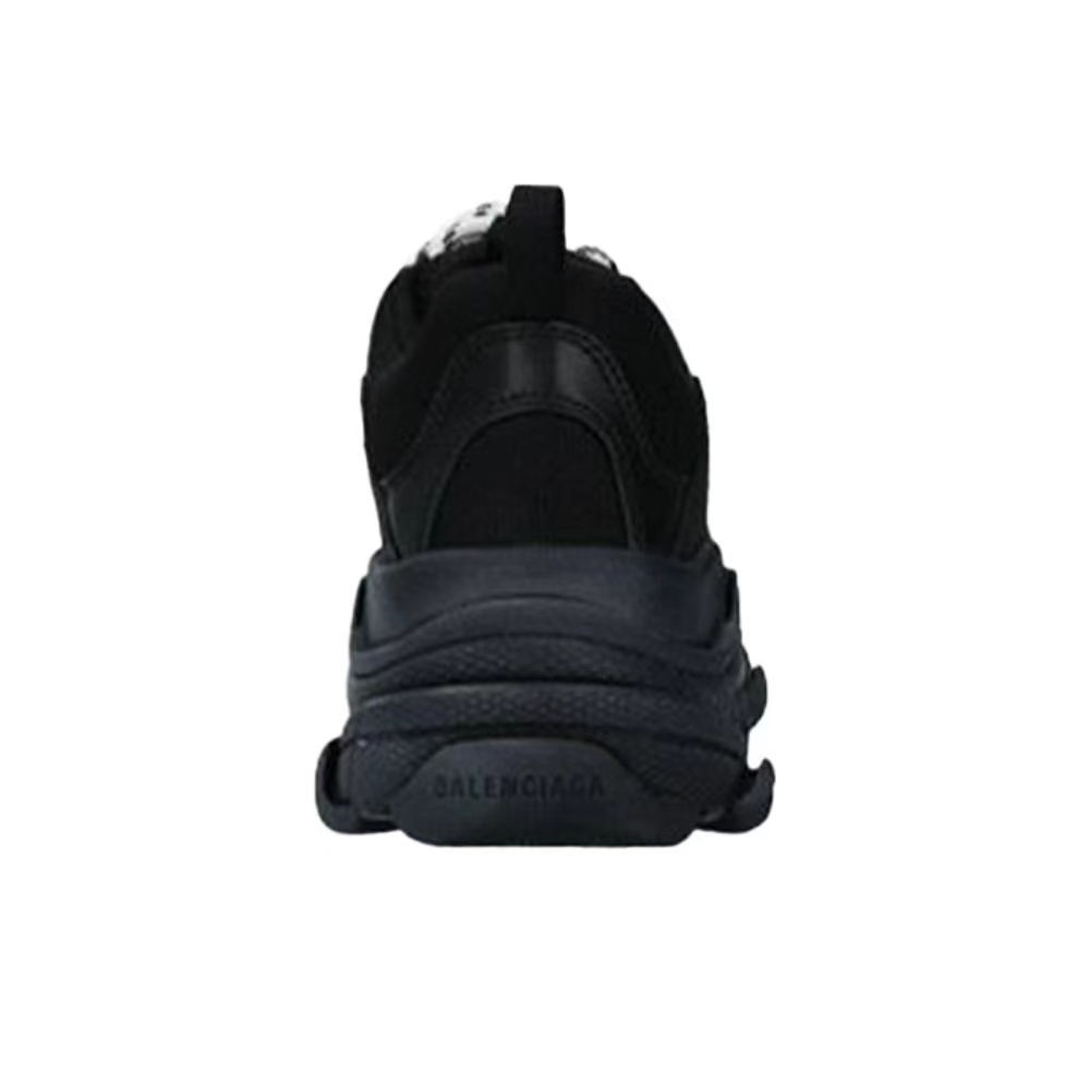 Triple S Clear Sole Black Vintage