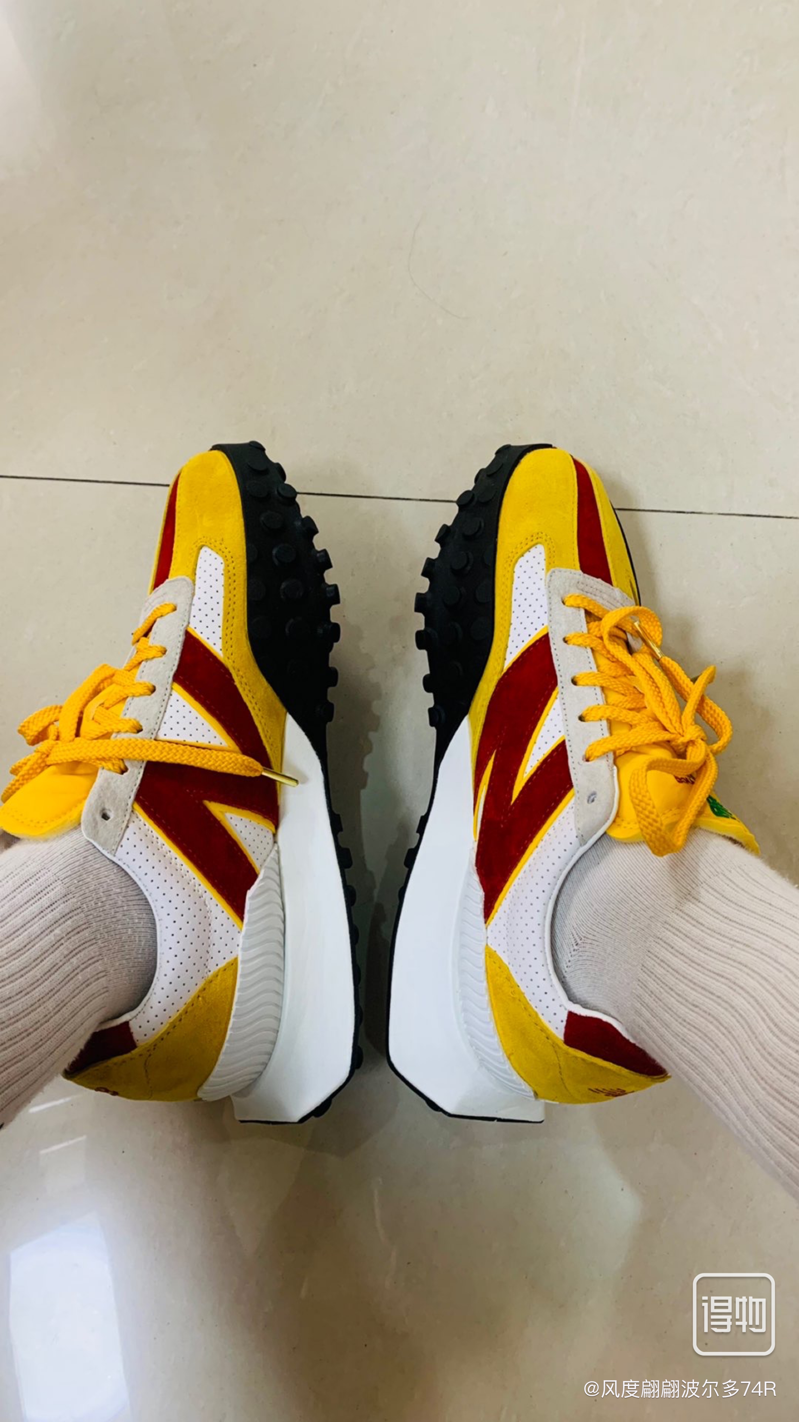 【Free Shipping】复古拼接鸳鸯机能跑步鞋UXC72CBB