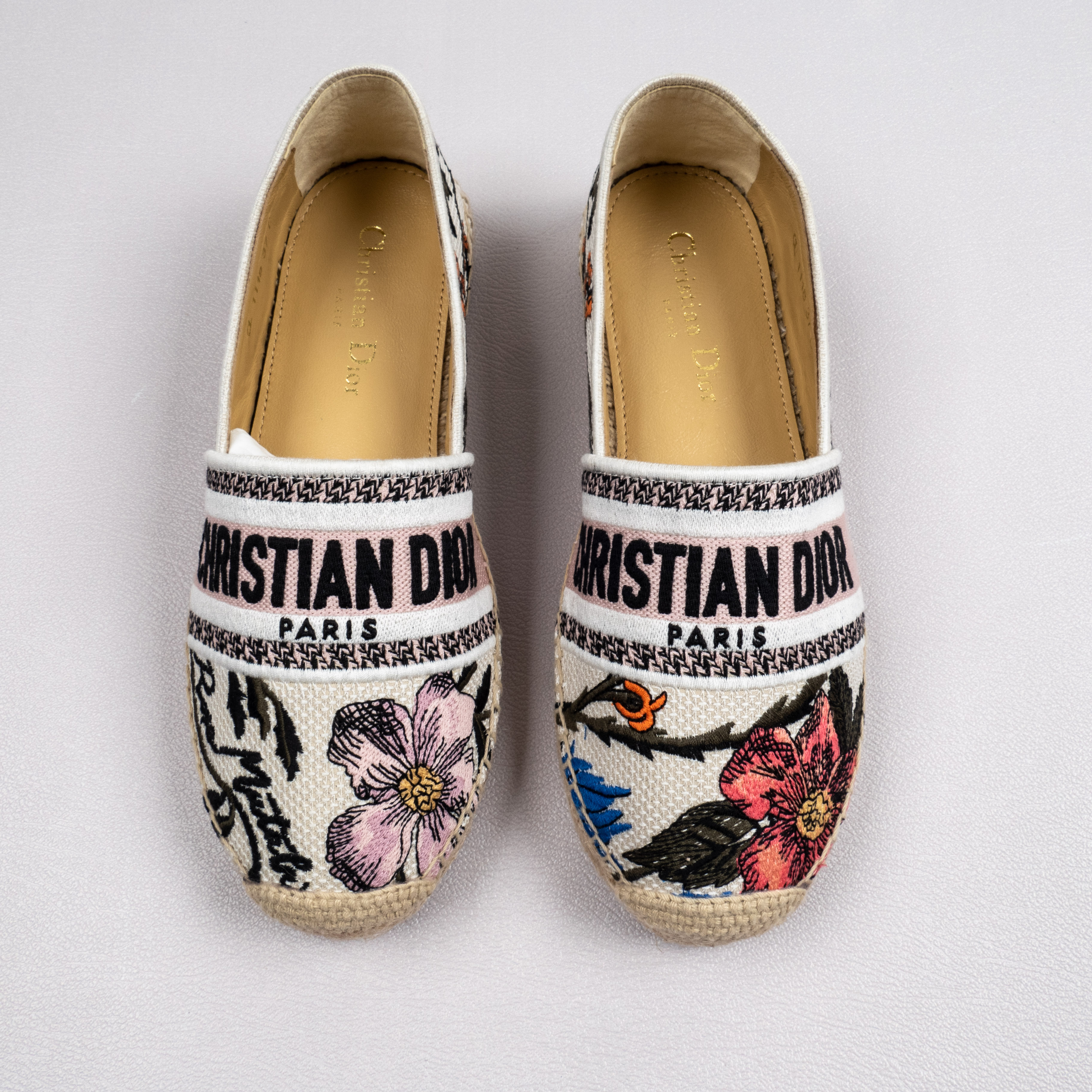 [Free Shipping]女鞋 DlOR OBLIQUE EMBROID 渔夫鞋