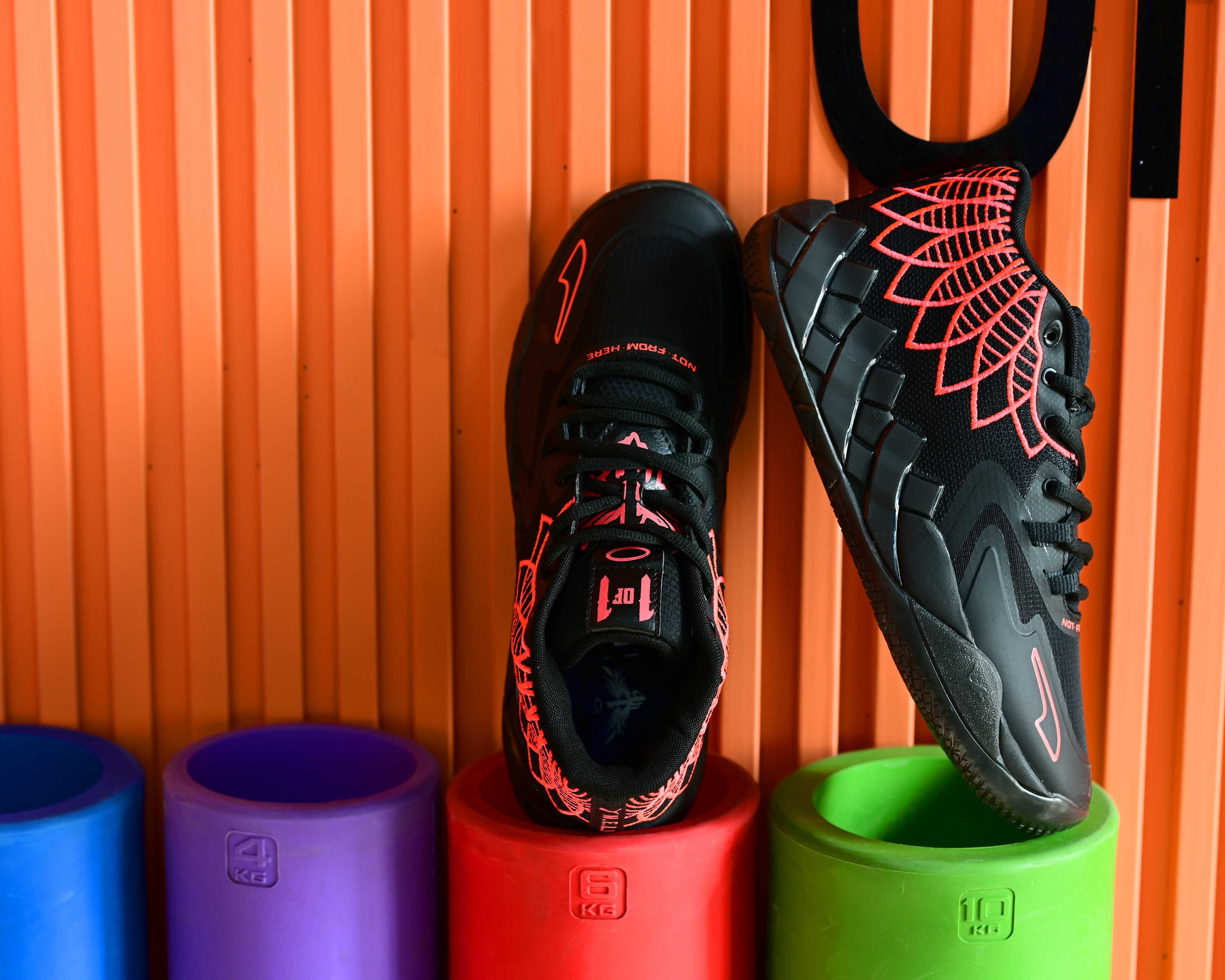 LaMelo Ball MB.01 Black Red Blast