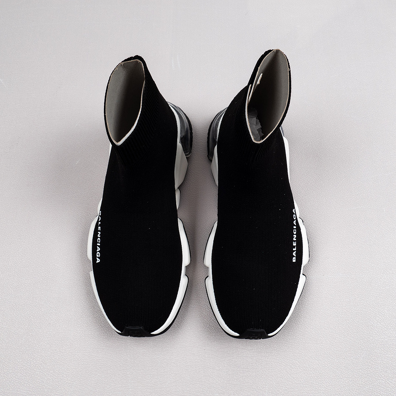 【Free Shipping】男女鞋 巴黎袜子鞋SPEED LOGO印花袜式针织运动鞋