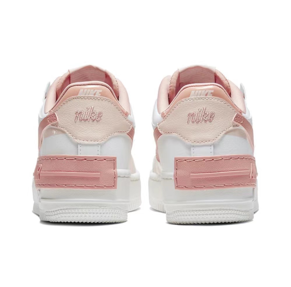 AF 1 Shadow White Coral Pink