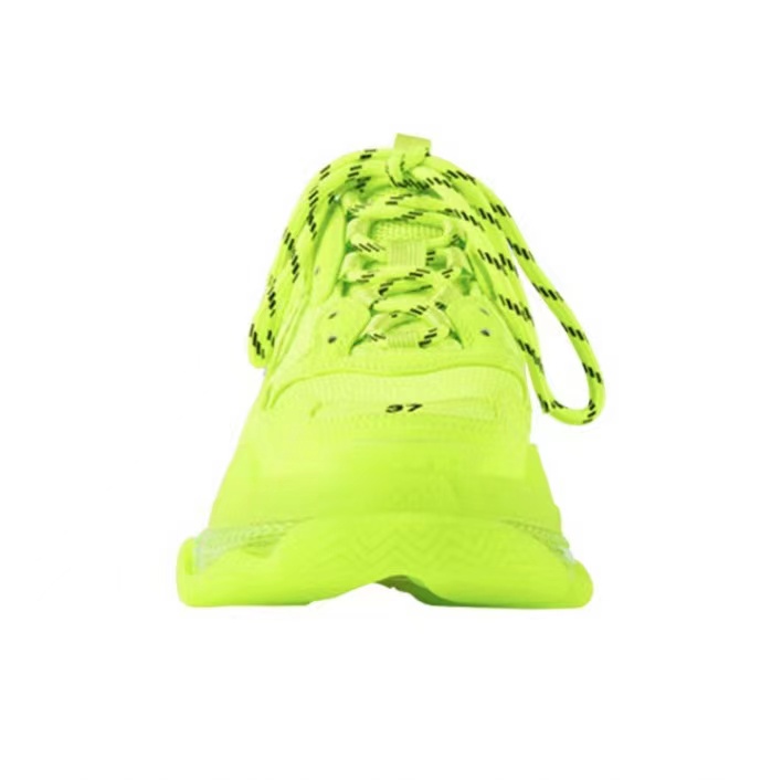 Triple S Clear Sole Fluo Yellow