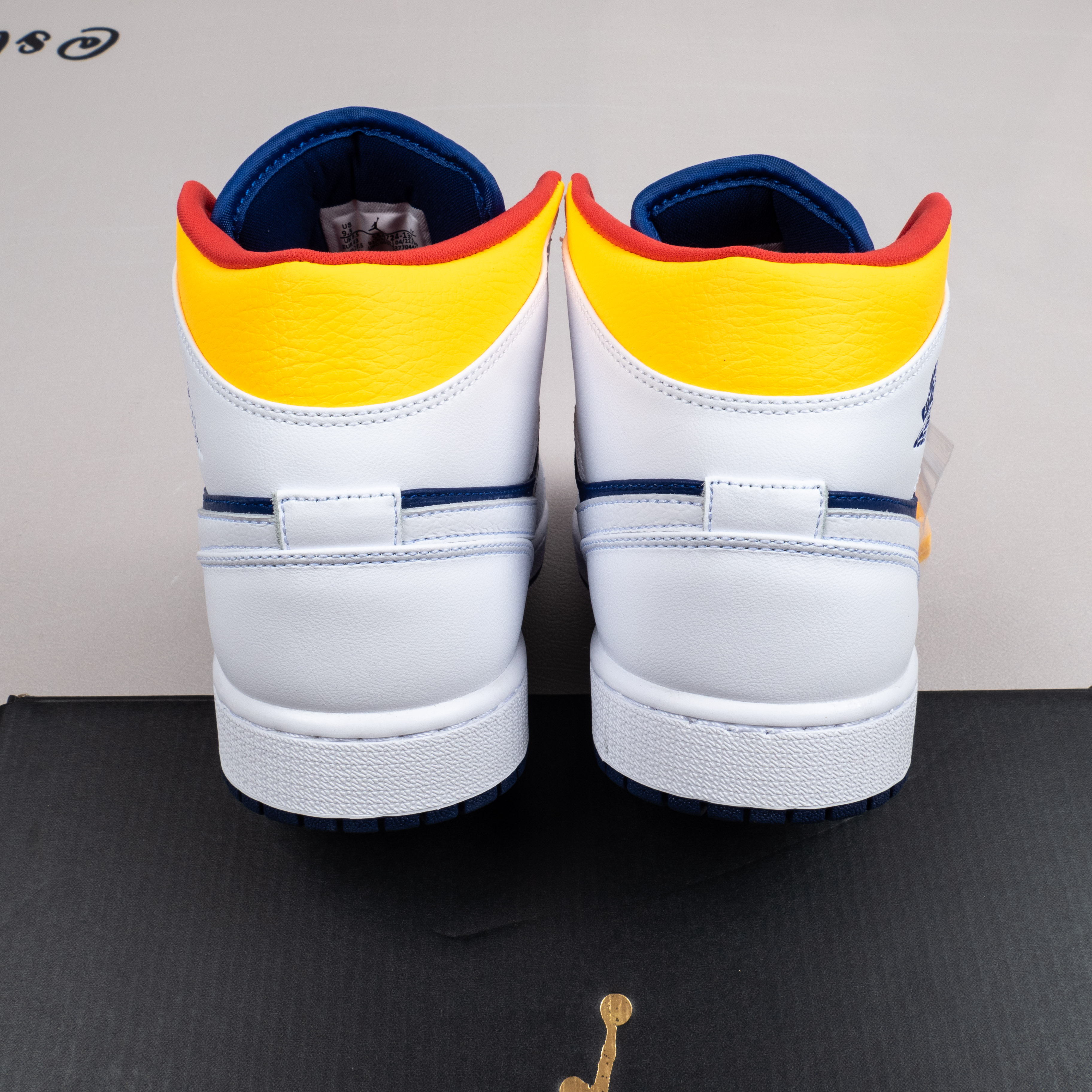 1's Mid Royal Blue Laser Orange