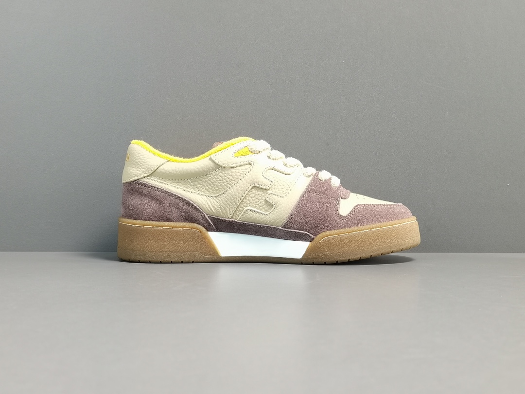 Match Low Tops Beige Gum Yellow