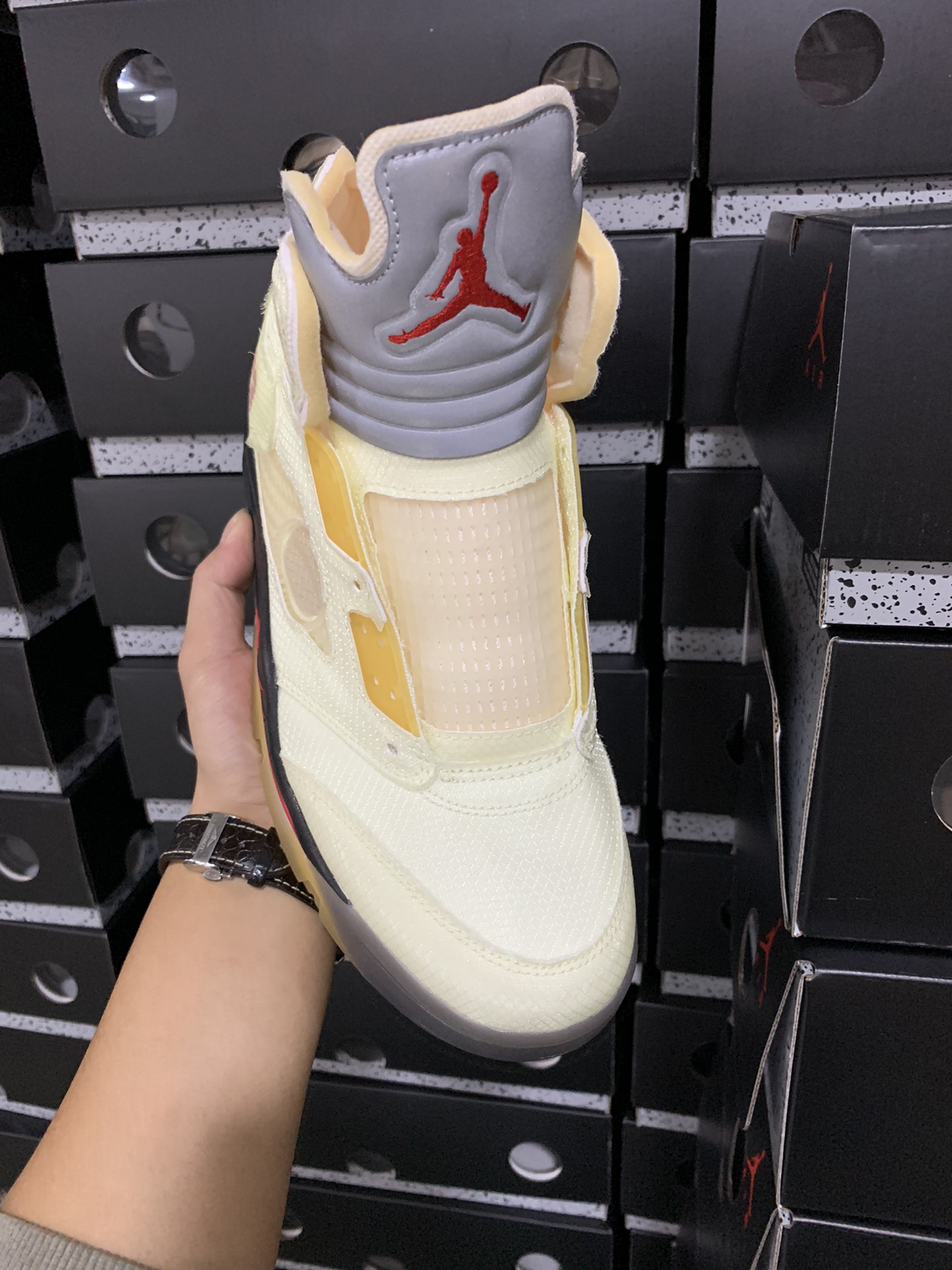 5's Retro OFF-WHITE Sail