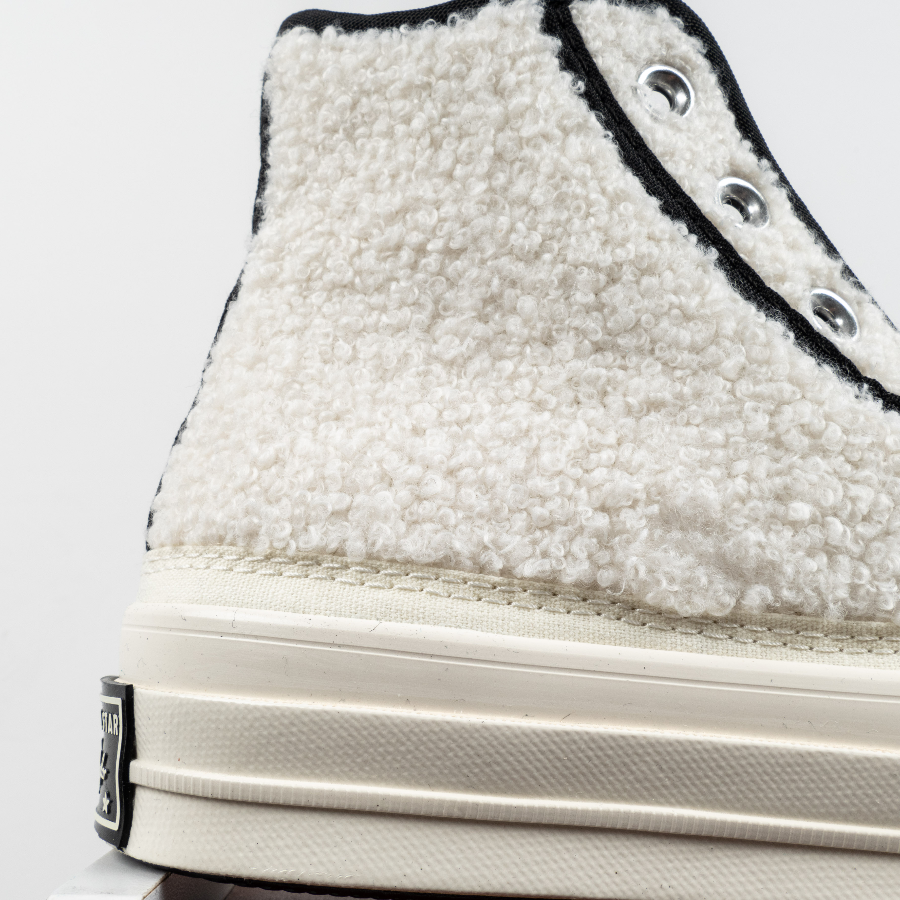 [Free Shipping]男女鞋 Converse 高帮冬款70s羊羔绒帆布鞋172006C