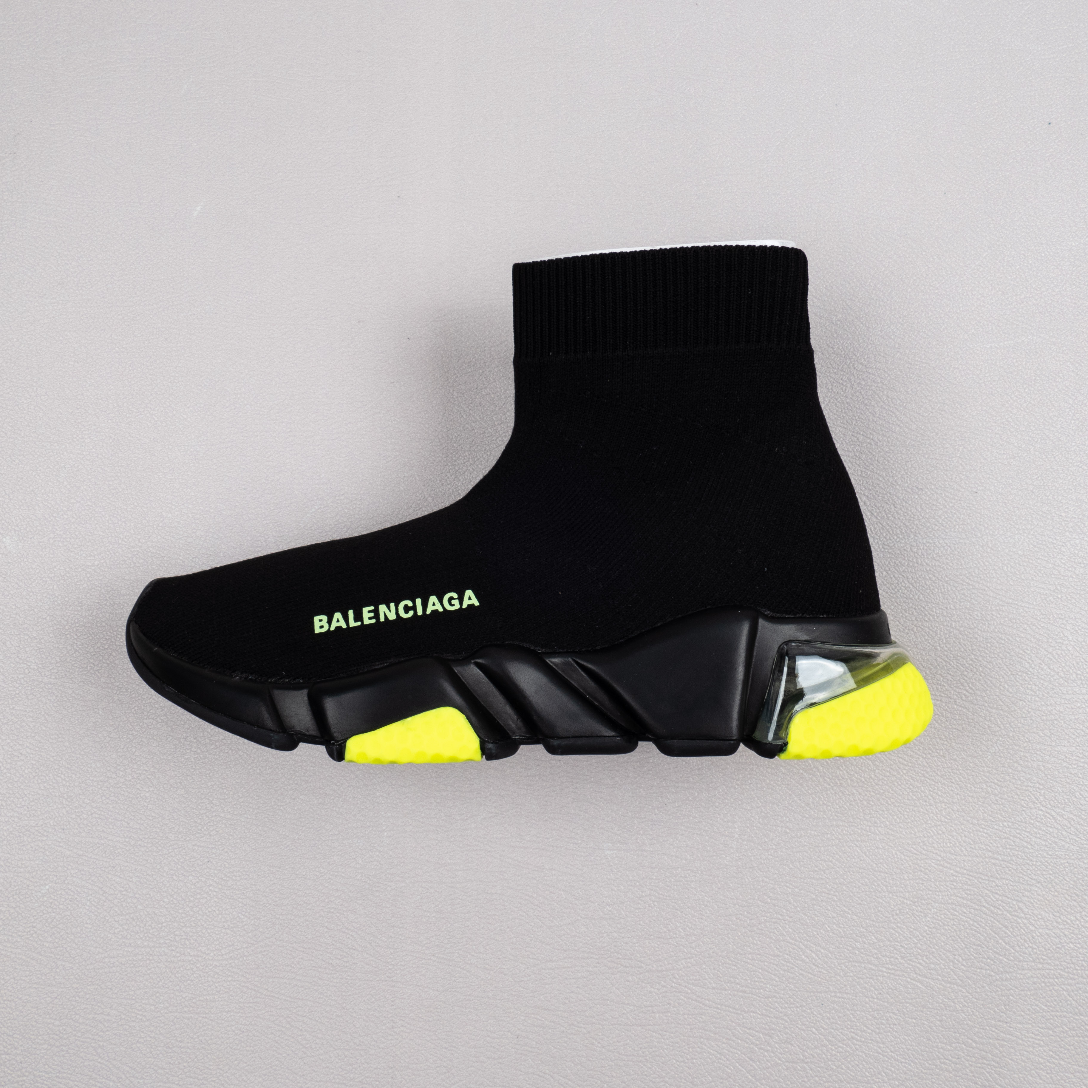 【Free Shipping】男女鞋 巴黎袜子鞋SPEED LOGO印花袜式针织运动鞋