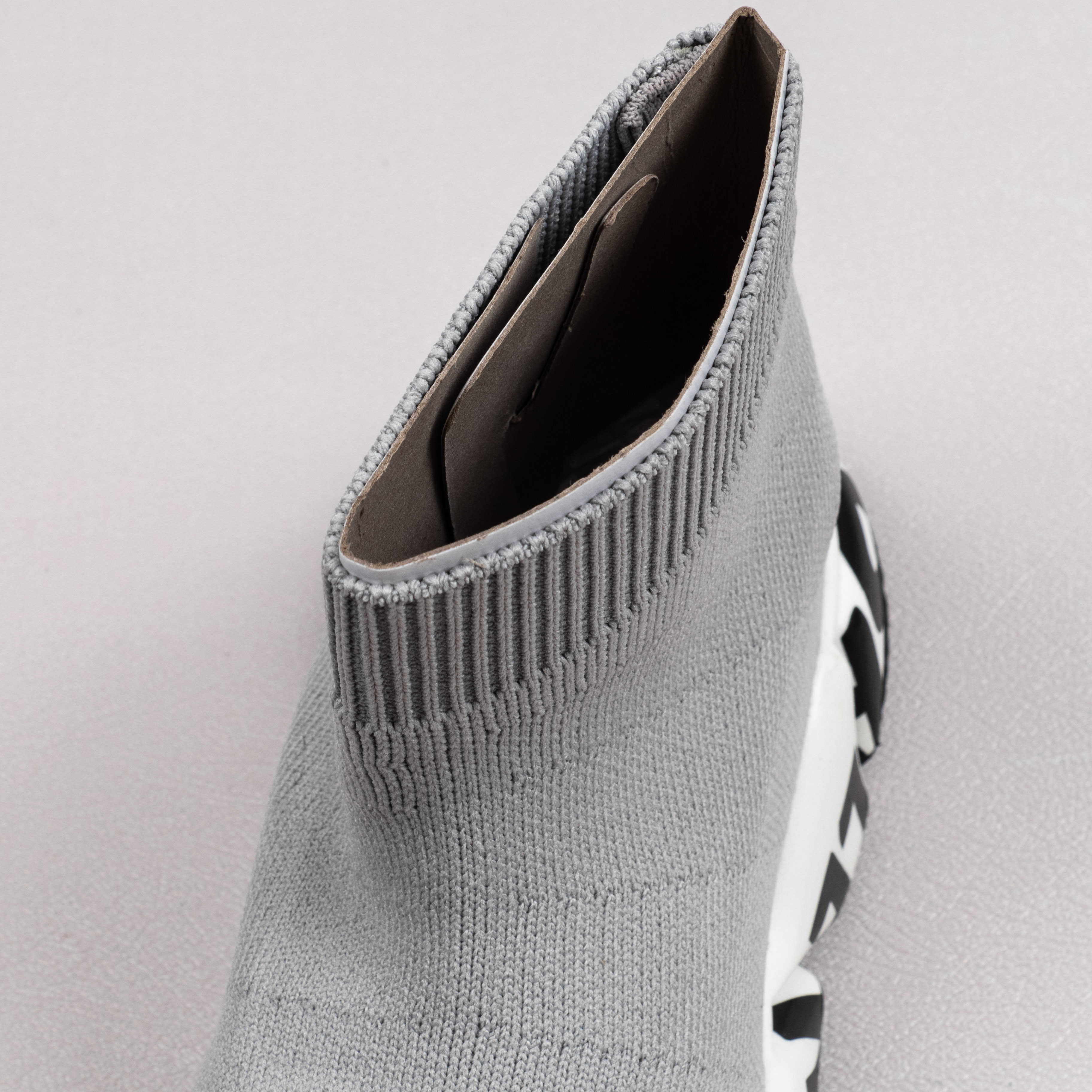 【Free Shipping】男女鞋 巴黎袜子鞋SPEED LOGO印花袜式针织运动鞋