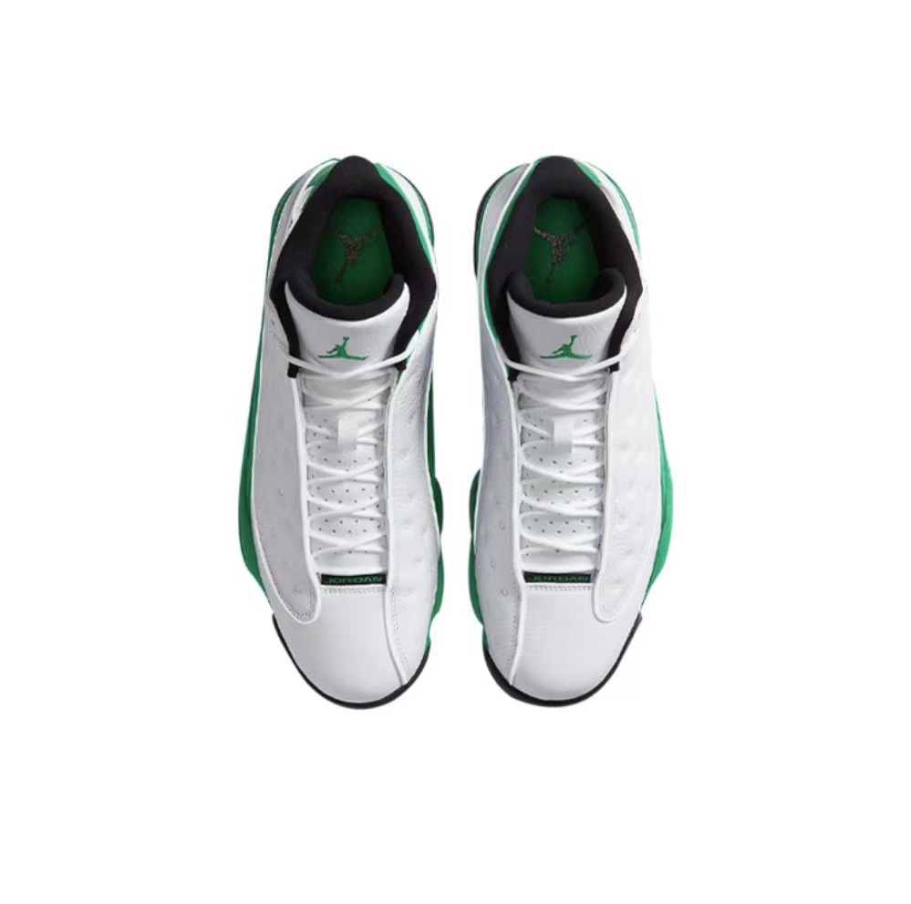13's Retro White Lucky Green