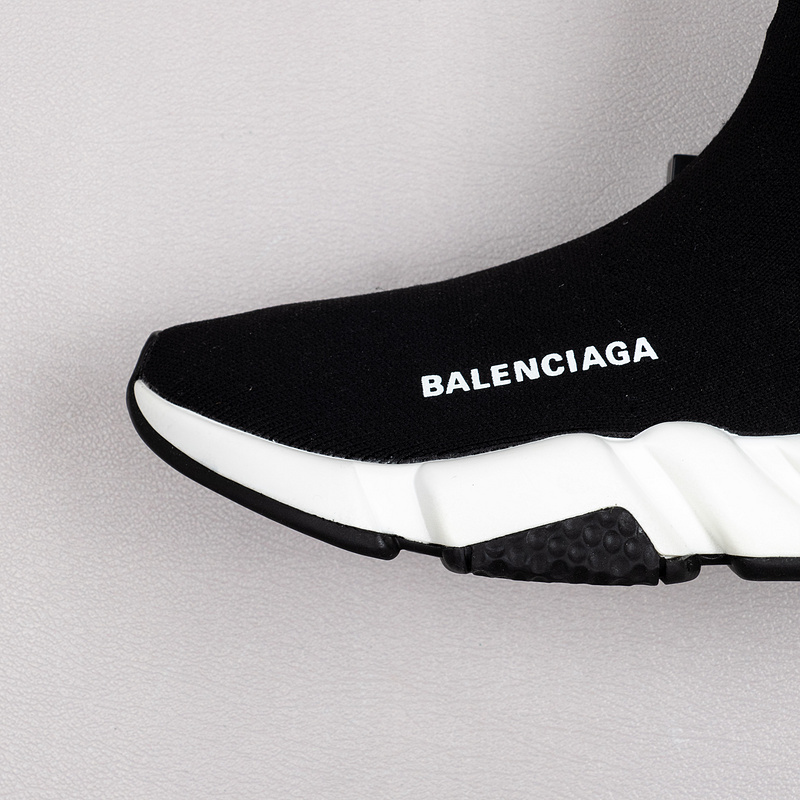 【Free Shipping】男女鞋 巴黎袜子鞋SPEED LOGO印花袜式针织运动鞋