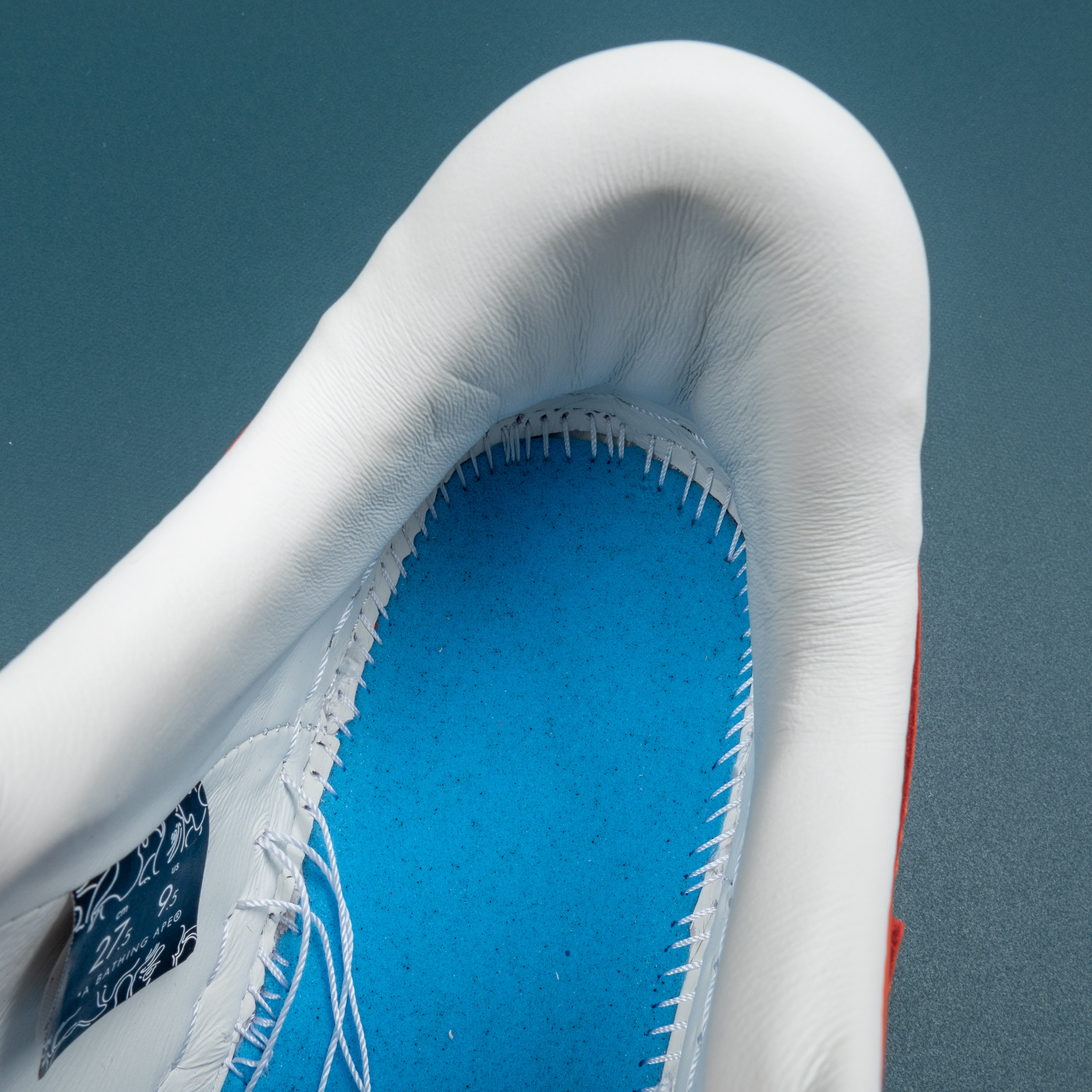 Patent Leather Orange White