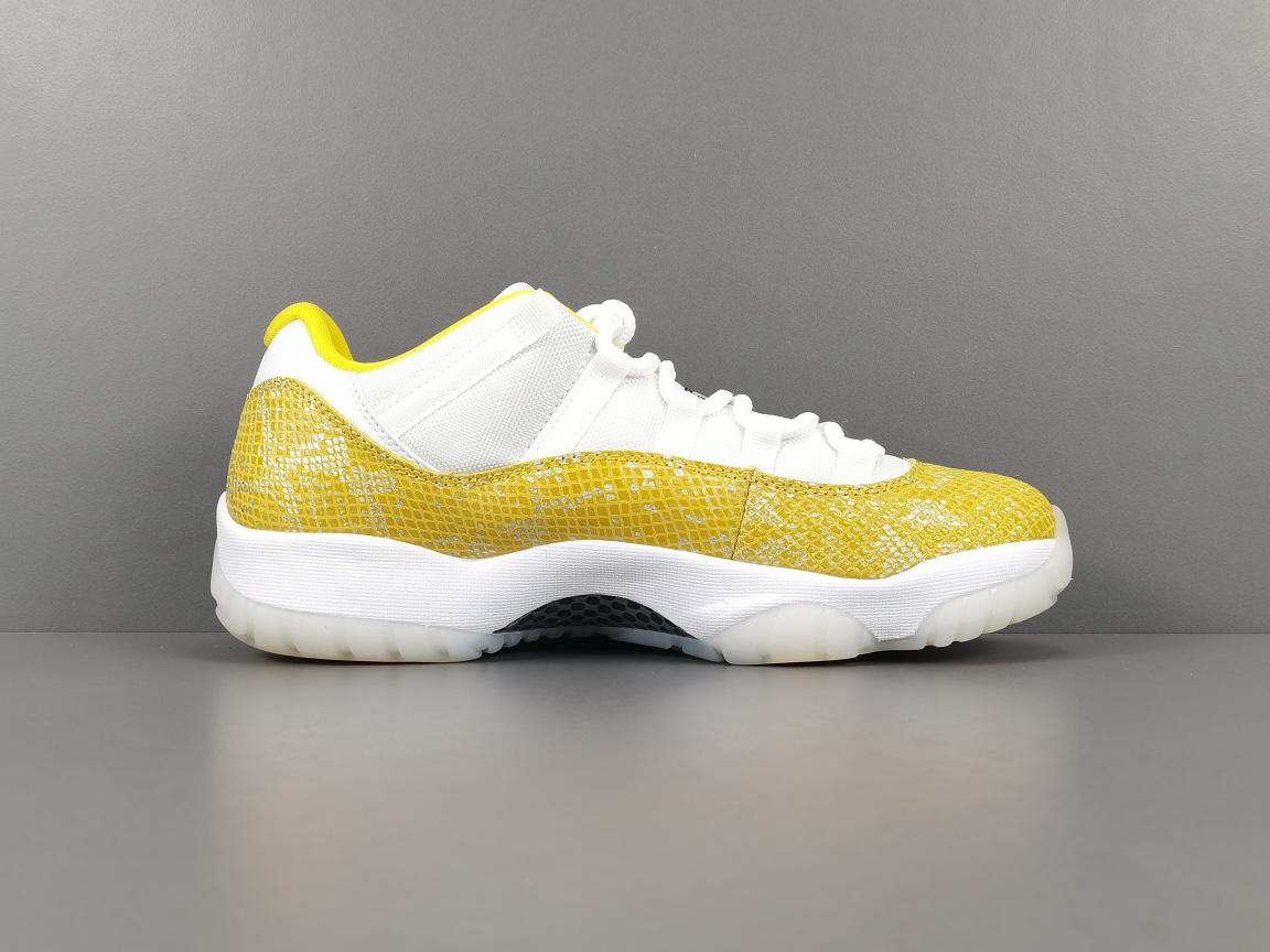 11s Retro Low Tour Yellow Snakeskin