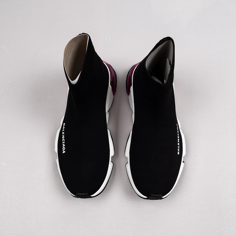 【Free Shipping】男女鞋 巴黎袜子鞋SPEED LOGO印花袜式针织运动鞋