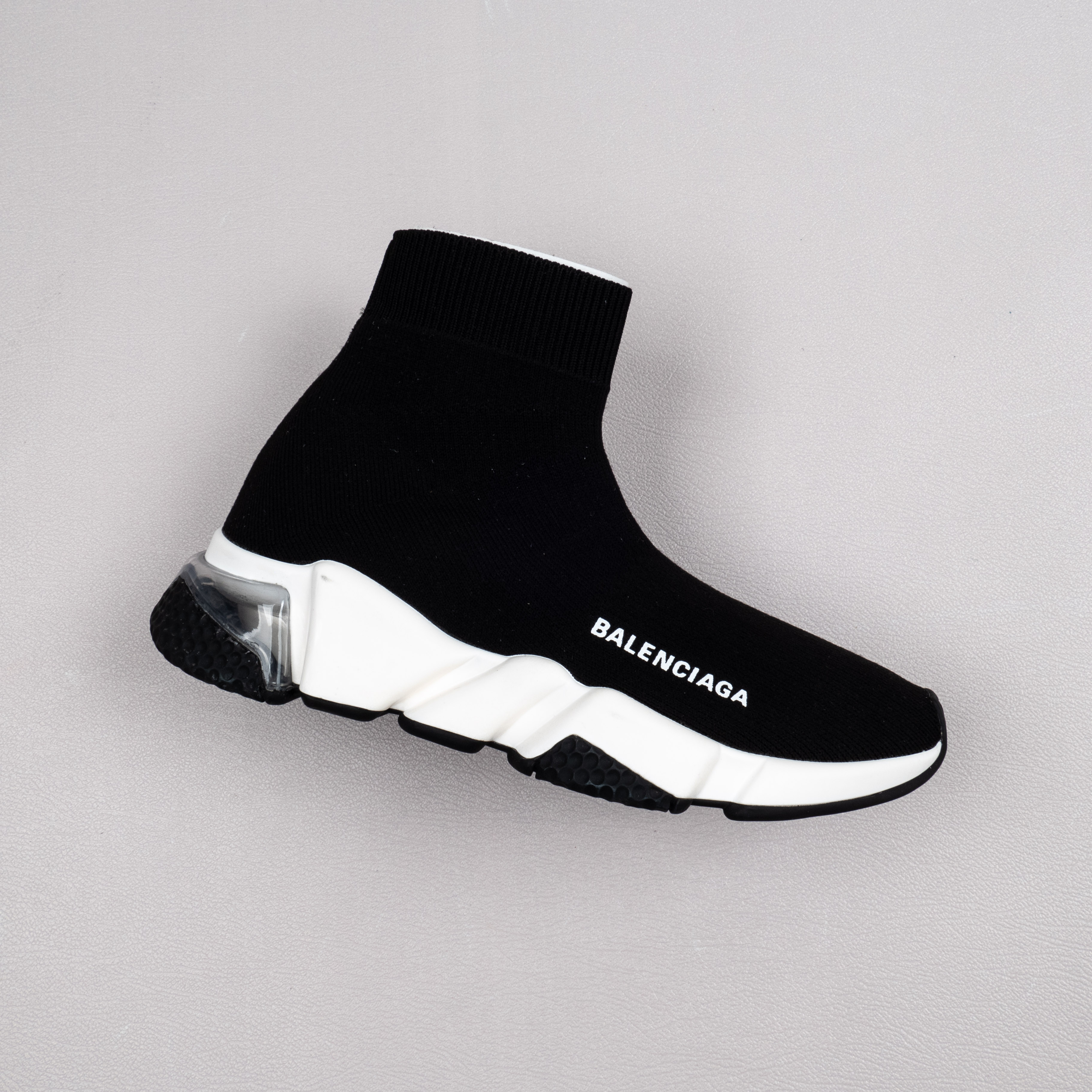 【Free Shipping】男女鞋 巴黎袜子鞋SPEED LOGO印花袜式针织运动鞋